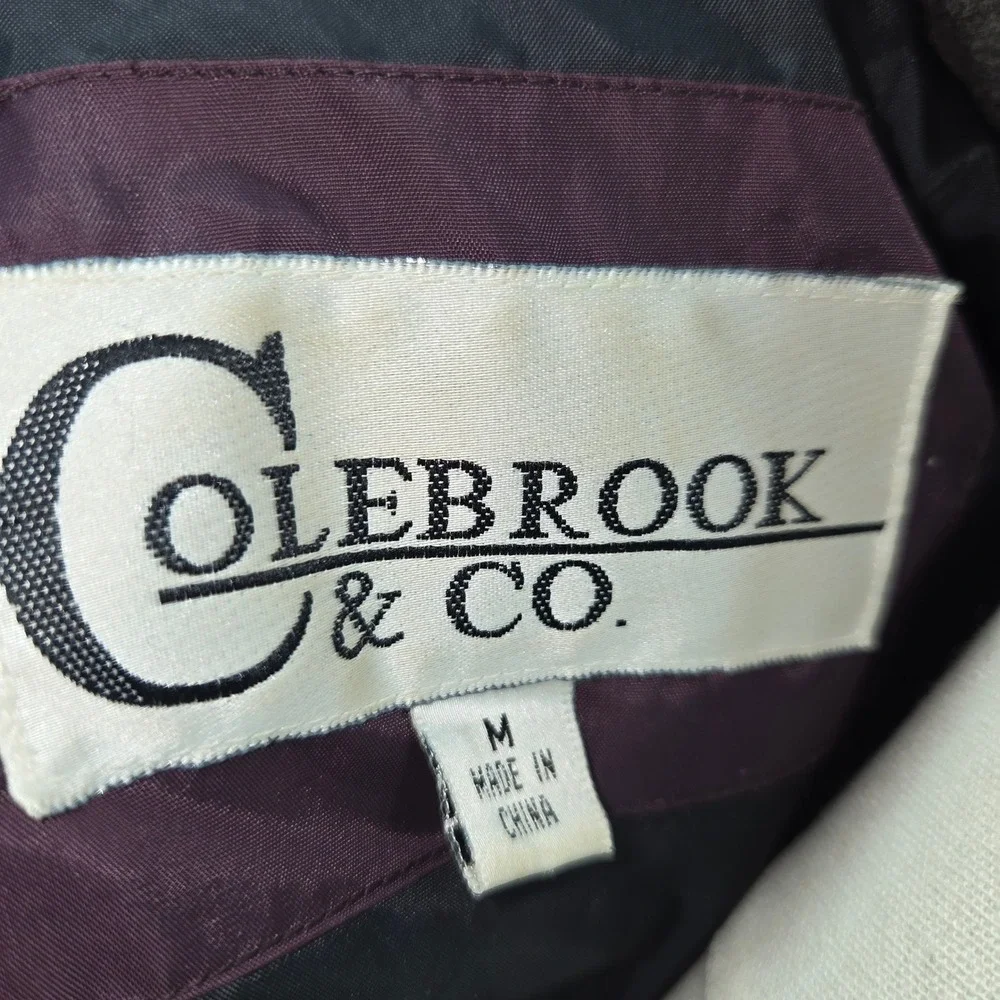 Colebrook & Co Puffer Coat Womens Purple Quilted‎ Duck Down fill Warm Outdoors M - Picture 7 of 15
